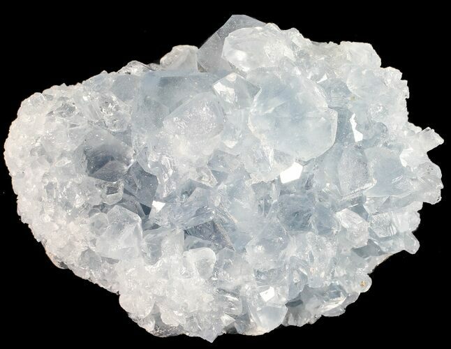 Sky Blue Celestine (Celestite) Crystal Cluster - Madagascar #54813